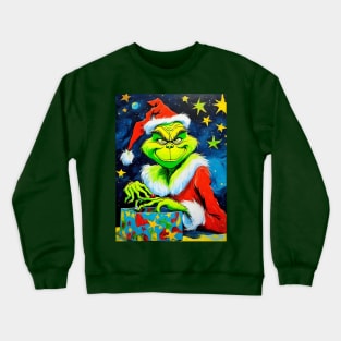 Grinchy Christmas Crewneck Sweatshirt